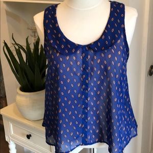 FIRE LOS ANGELES SHEER TOP